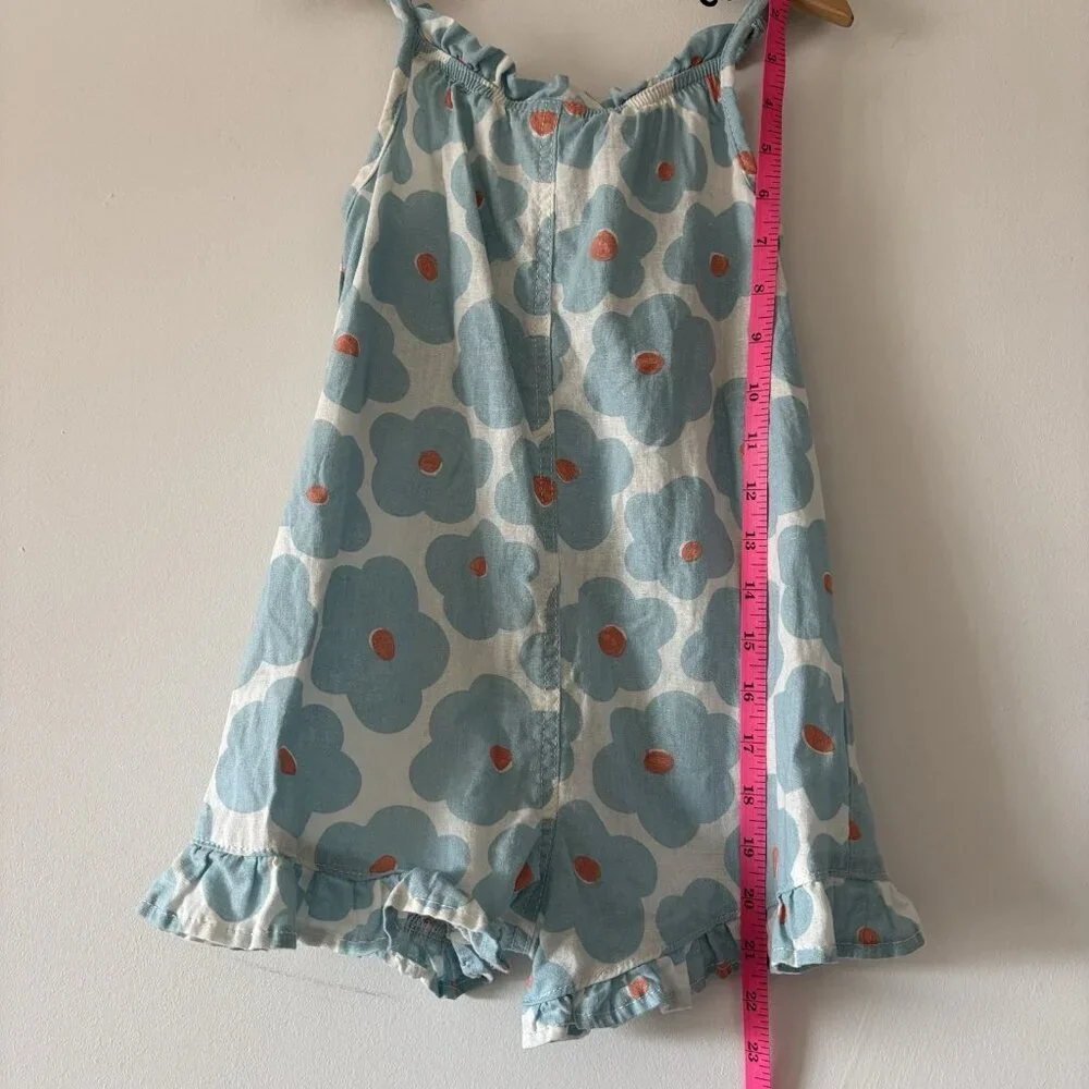 Little Co. by Lauren Conrad Boho daisy Floral print Romper Shorts Size 5 Girls‎